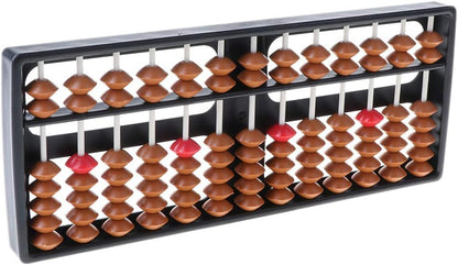 angwang Plastic Abacus,Plastic Abacus Arithmetic Soroban 13 Digits Kids Maths Calculating Tool