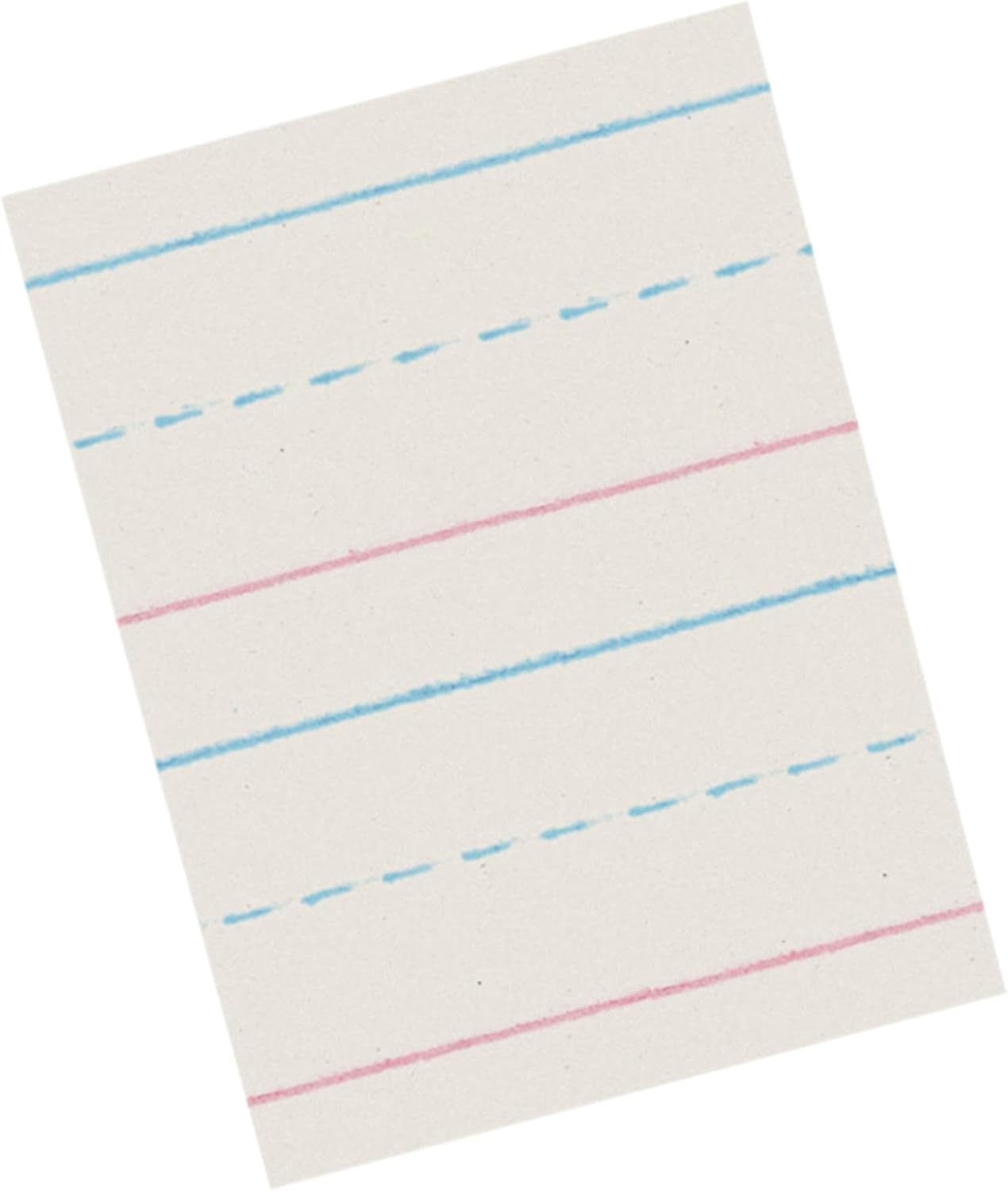 School Smart Zaner-Bloser Writing Paper, Handwriting Practice Lined Paper, Grade 2 to 3 Learning, 1/2 Inch Rule, 10-1/2 x 8 Inches, 500 Sheets