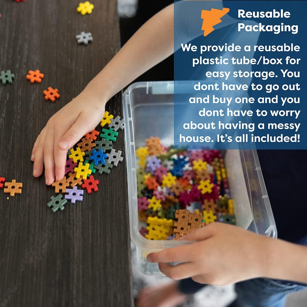 KADU Classic 250 Piece Classic Set - STEM/STEAM Building + Construction Toy, for Open + Imaginative Play Ages 5+