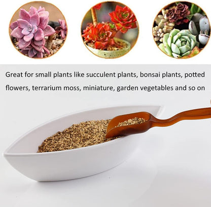 10Pcs Colorful Plastic Mini Gardening Shovel Spoons Soil Scoops, Succulent Sand Scoops/Cultivation Digging Transplanting Tools for Succulents Potted Flowers (Multicolor)