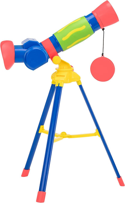 Educational Insights GeoSafari My First Telescope - Mini Telescope for Kids, Toddler Space Toy, Beginner STEM Learning, Science Gifts for Boys & Girls Ages 4+