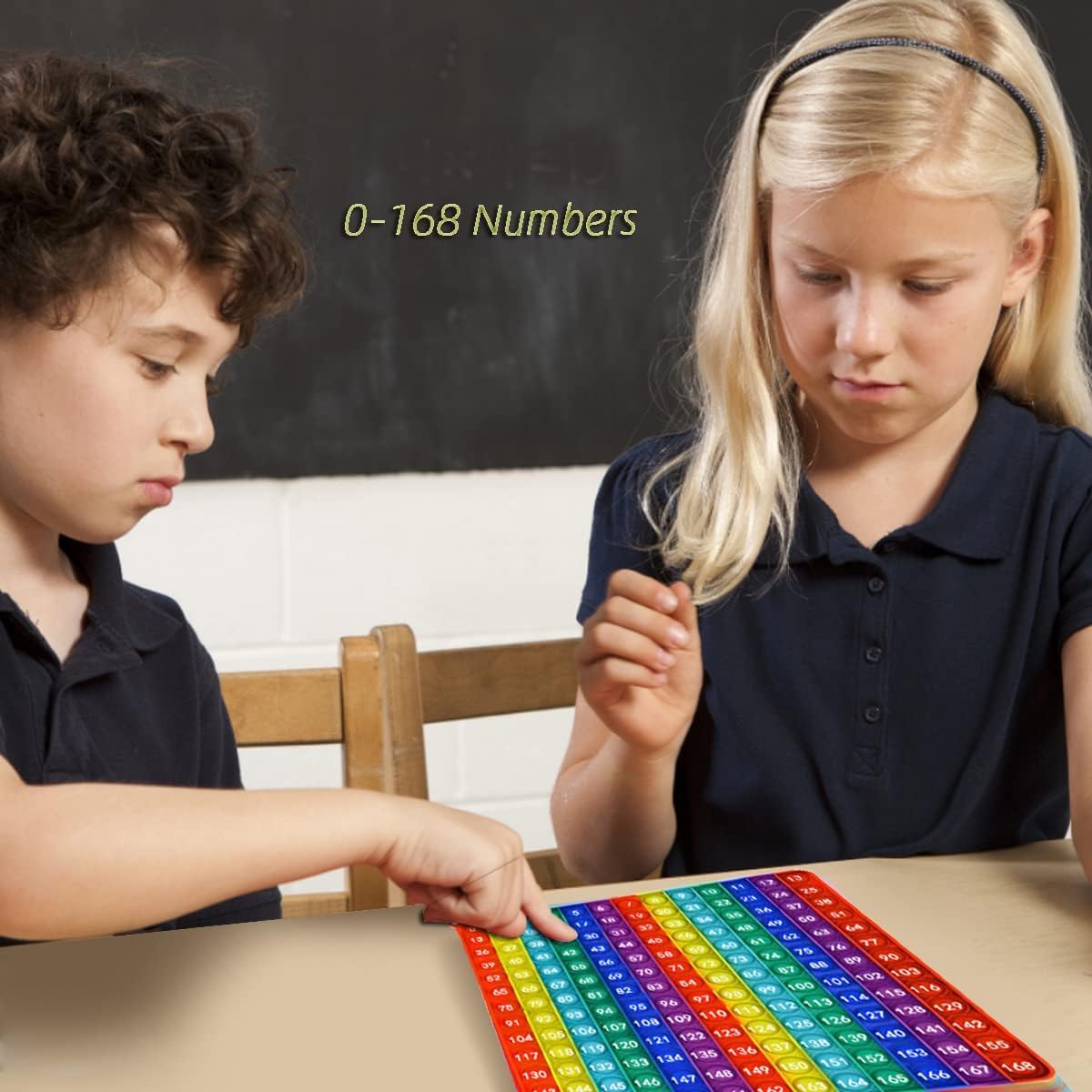 DK-SIMINA Multiplication Tables Games 12x12 Flash Card Toys, POP Create Various Multiplication Formulas for Teachers, Two-Sided Tables