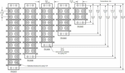 Blue Sea Systems Terminal Blocks 20A - 65A
