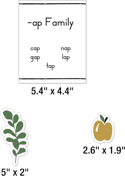 Carson Dellosa Education 26 pc Set of ABC Bulletin Board Decorations aids early learning with bright alphabet visuals and sight word images that help toddlers build strong foundational sound skills.