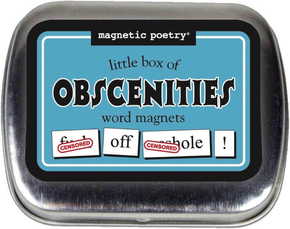 Magnetic Poetry - Little Box of Happiness Kit - Words for Refrigerator - Write Poems and Letters on The Fridge - Made in The USA