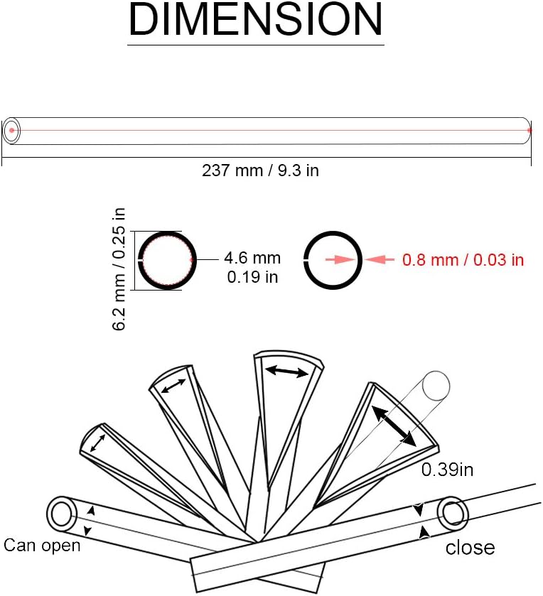 Super Pop Bicycle Spoke Skins Wraps Compatible with Schoolmate Bike Fans- Colorful Bike Wheel Decoration-72 Pcs(Red)