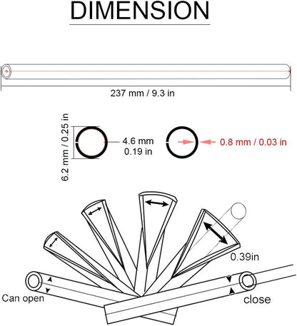 Super Pop Bicycle Spoke Skins Wraps Compatible with Schoolmate Bike Fans- Colorful Bike Wheel Decoration-72 Pcs(Red)