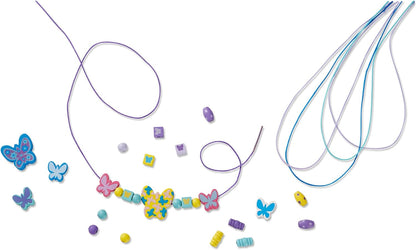 Melissa & Doug Sweet Hearts and Butterfly Friends Bead Set of 2-250+ Wooden Beads