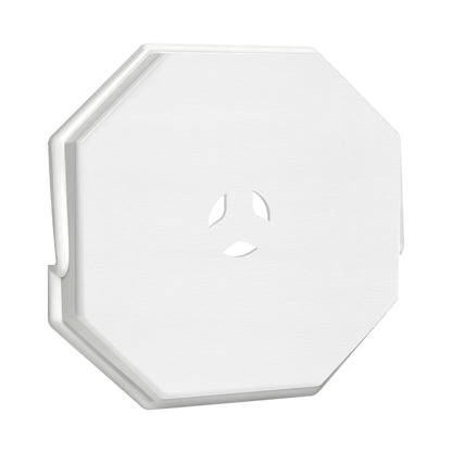 Vinyl Siding Mounting Block, Outdoor Light Siding Mount Kit, White Octagon Mounting Block for 1/2 inch Width Lap and 4 inch to 10 inch Height Sidings