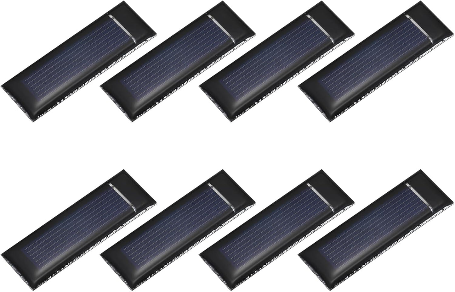 MECCANIXITY 8PCS 1.5V 0.09W 0.06A Mini Solar Panels for Solar Power, Small Solar Photovoltaic Cells Charge DIY Electric Toy Materials Solar System Kits, 1.18" x 1.18"