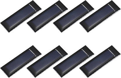MECCANIXITY 8PCS 1.5V 0.09W 0.06A Mini Solar Panels for Solar Power, Small Solar Photovoltaic Cells Charge DIY Electric Toy Materials Solar System Kits, 1.18" x 1.18"