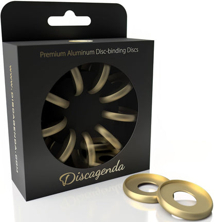 Discagenda Discbound Discs (Gold, 9 Piece 1.65in)