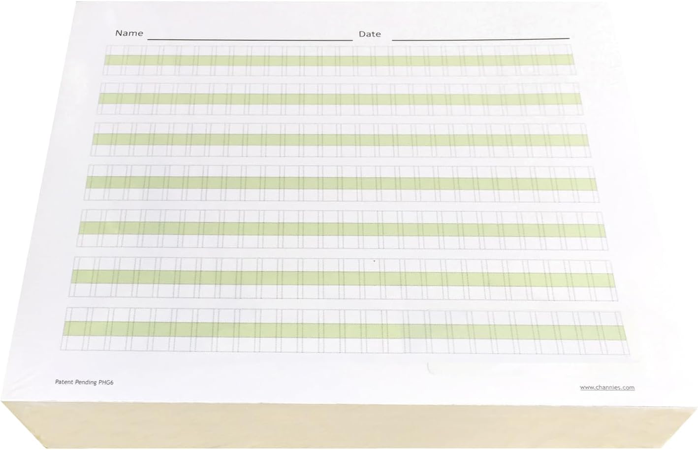 Channie’s Practice Handwriting & Printing Paper Workbook One Page A Day, 250 Pages Front & Back, 125 Sheets, Grades PreK – 1st, Size 8.5” x 11” Summer School, Summer Bridge