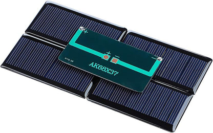 SUNYIMA 5V 60mA Epoxy Polycrystalline Solar Panel Cells for Battery Charger DIY System Kits 68mmx37mm / 2.67"x1.45"