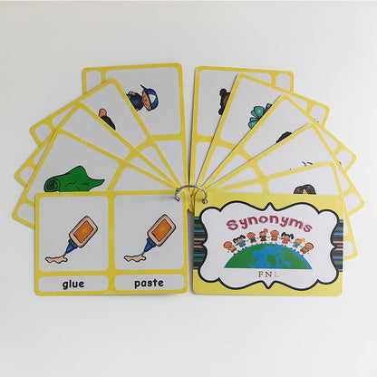 Lilias Irregular Past Tense Verbs English Grammar Double-Side Learning Flash Cards - 24 Card Set for Homeschool, Preschool, Primary School, ESL, Autism, Vocabulary Building
