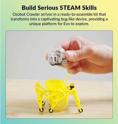 Ozobot Crawler for Evo Robot, Interactive Programming Accessory, Enhances STEM Education, Develops Critical Thinking, Ideal for Kids Ages 8 to 13, Surprise Colors, 6 Kits, Evo Required Not Included