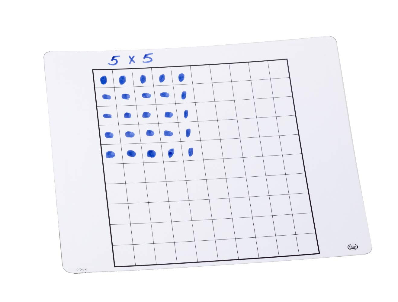 Didax Educational Resources Write-On/Wipe-Off Number Array Mats Math Resource