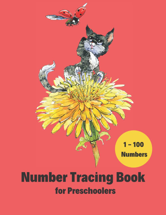Number Tracing Book for Preschoolers 1-100 Number: Number Tracing Reusable, Number Tracing Book for Kids Ages 3-5 Preschool Math Workbook