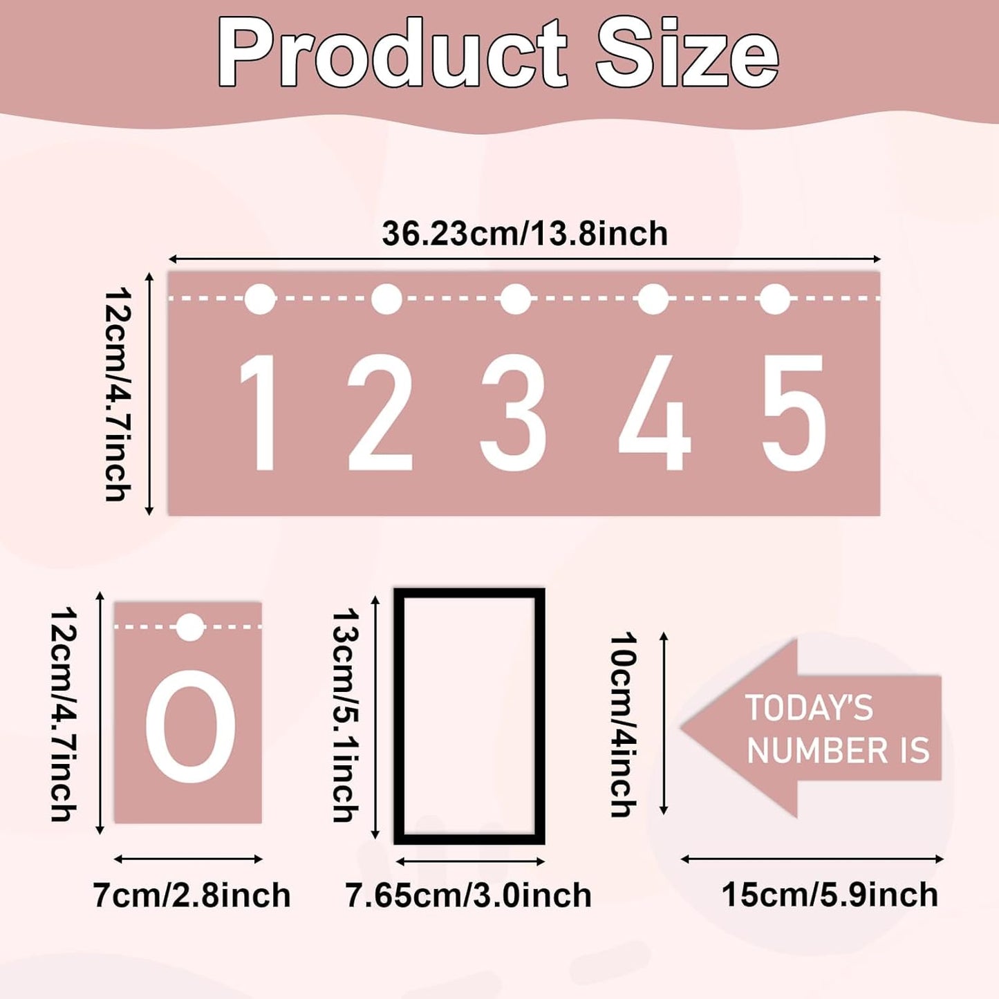 Number Line for Classroom Wall (-20 to +120) Boho Heart Shape Number Bulletin Board for Students Math Learning Boho Bulletin Border Decor Numbers Boarder Strips for Home School