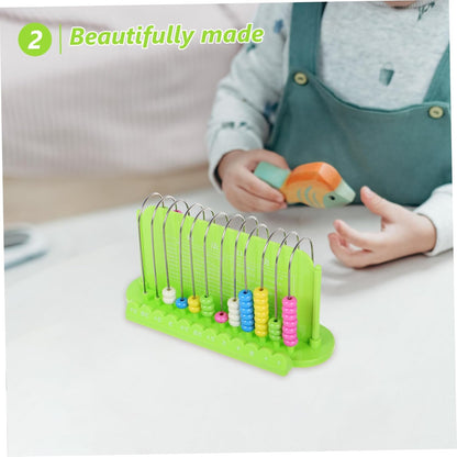 YARNOW Math Learning Abacus for Rods Counting Tool Educational Arithmetic Beads for Teaching Math Skills for Boys and and Safe Design