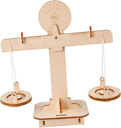 DIY Wooden Balance Scale Kit Math Balance Beam Building Kit for