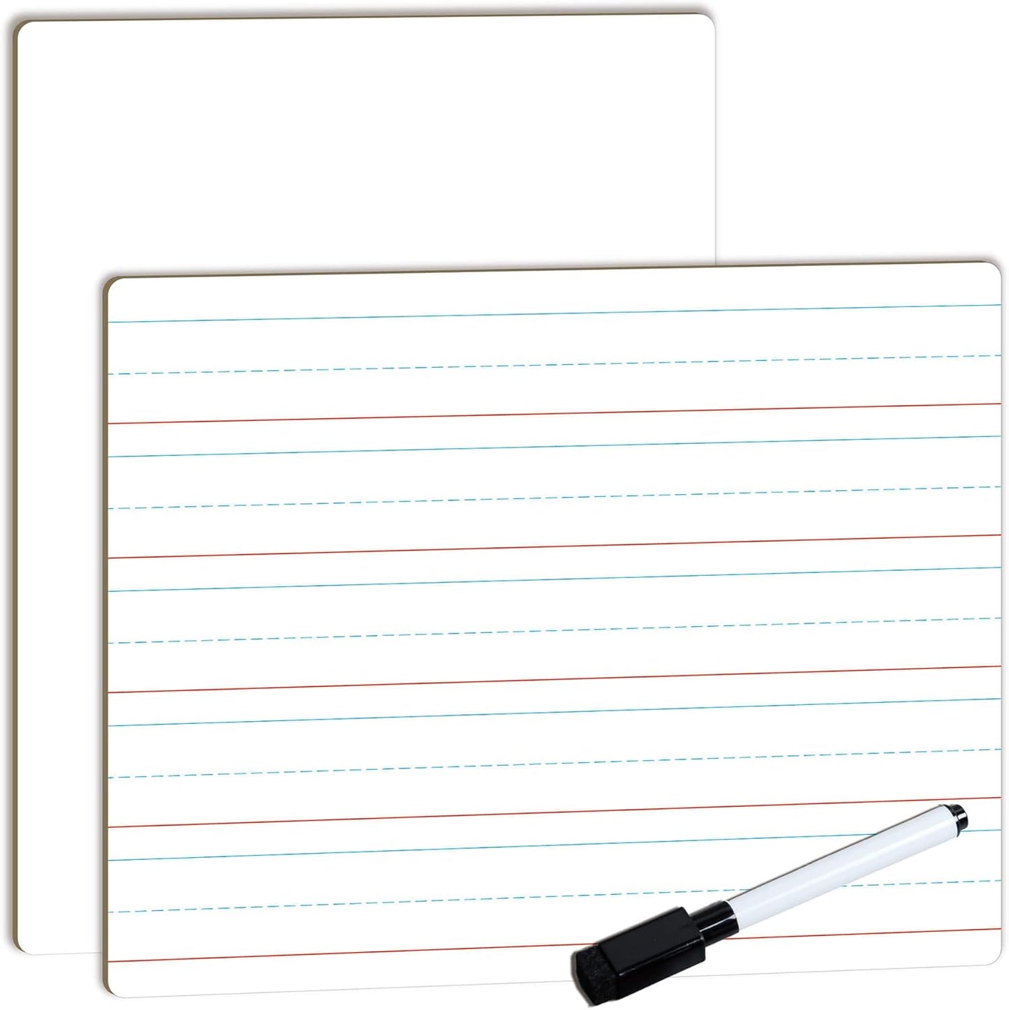 Dry Erase Lined Whiteboard for Kids, White Board with Lines for Writing, Handwriting Practice Board for School and Homeschool Supplies