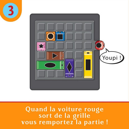 ThinkFun My First Rush Hour - Engaging Brain Game for Kids | Stimulating STEM Toy | Enhances Logic, Matching, Colors, and Shapes Skills | Best Gift for Toddlers