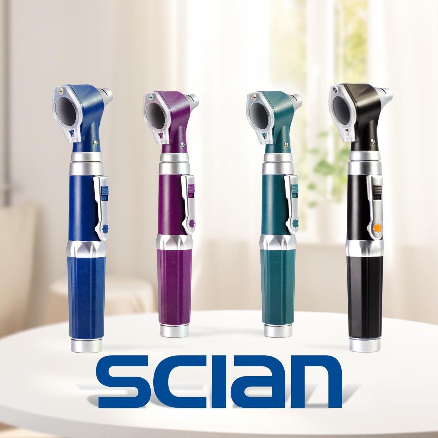 Scian Otoscope - Ear Scope with Light, Ear Infection Detector and Pocket Ear Checker Kit with 3X Magnify Lens, Suitable for Kids, Adults, Doctors, Pets(Pink)