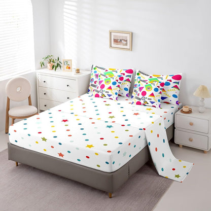 Erosebridal Chemical Equation Bed in a Bag Queen Comforter Set 7 Piece,Chemistry Bedding Sets Science Students Learning Gift Sheet Set with Comforter,Molecular Formula Education Bed Set - Colors B