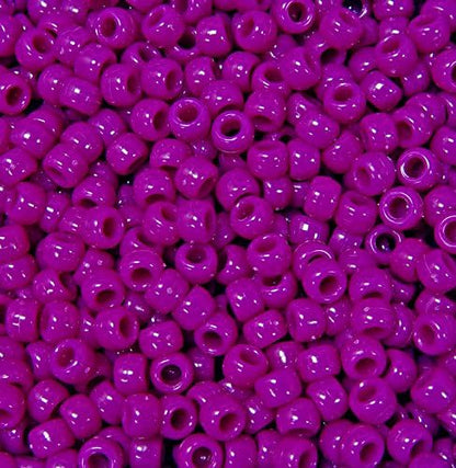 JOLLY STORE Crafts - Pony Beads, Easy-to-Use Reusable Jewelry-Making/Bracelet Beads for Art, Craft Decorations & More, 9 x 6 mm, Crafted in The USA, Opaque Tan, 500 pcs (Pack of 1)