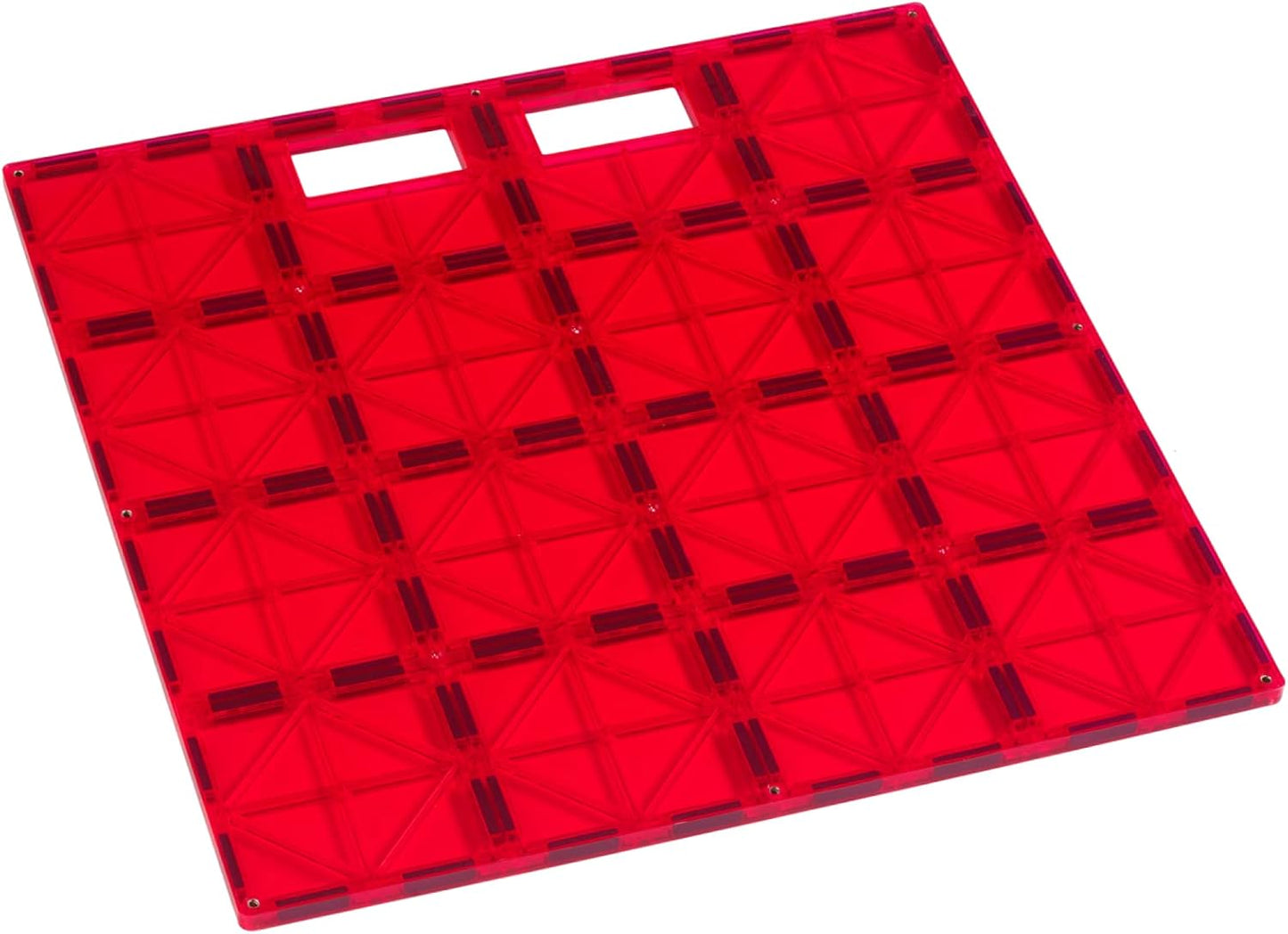 Playmags Super Durable Building Stabilizer Set, Great Add On to All Magnet Tiles Sets Works with All Leading Brands 1-12"x12" & 4-6"x6" (Colors May Vary)