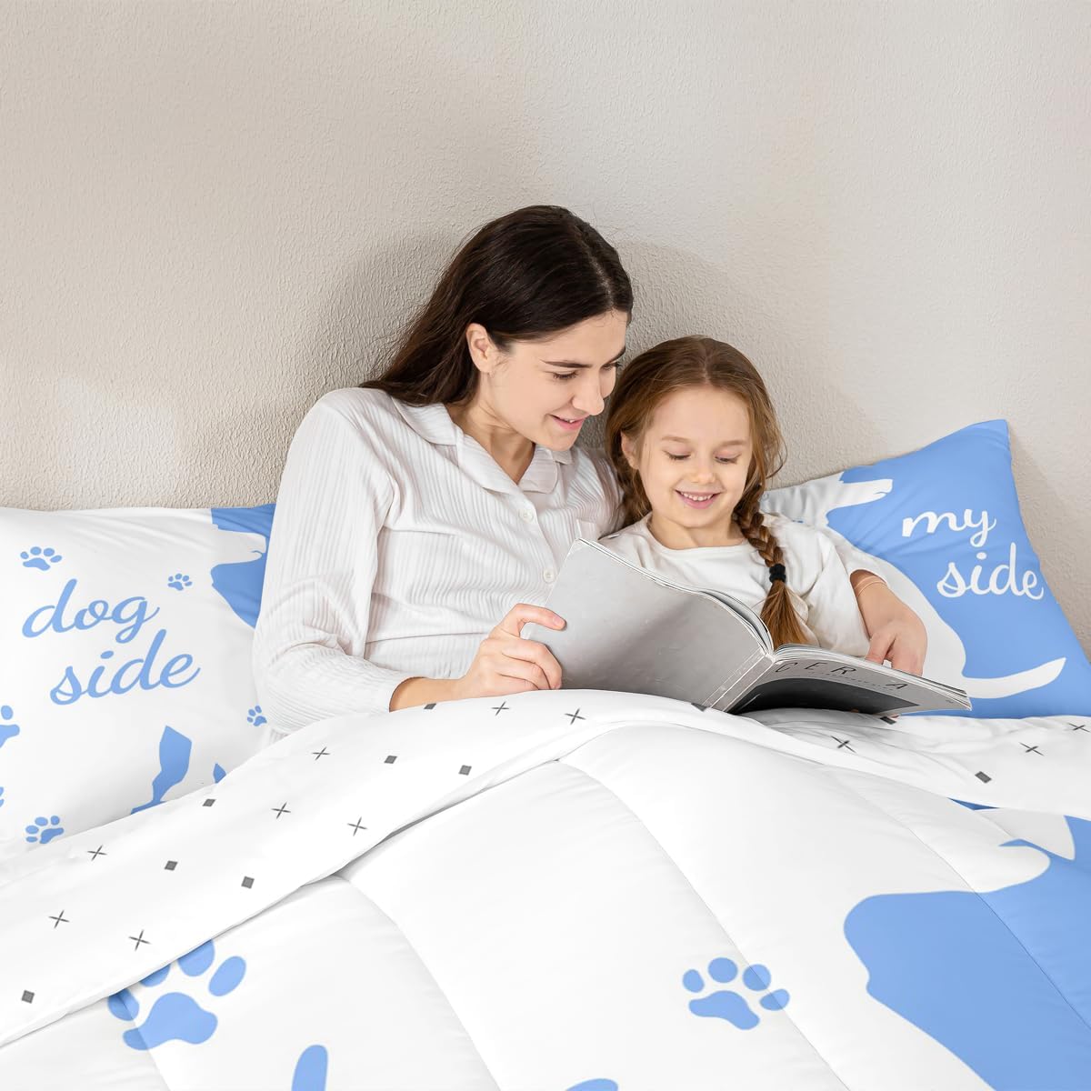 Castle Fairy Drum Kit Comforter Set,Musical Instruments Bedding Set for Kids Girls Women,Adults Rock Music Comforter,Neon Lighting Quilted Duvet Set Bedroom Collection Twin Size 2Pcs
