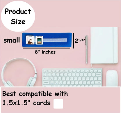 Smile4autism Large 2.5x10 ¼” Tools Perfect to Keep Your Loose Visual Picture Cards Organized. Autism, ABA, ADHD, Language & Apraxia Aspergers