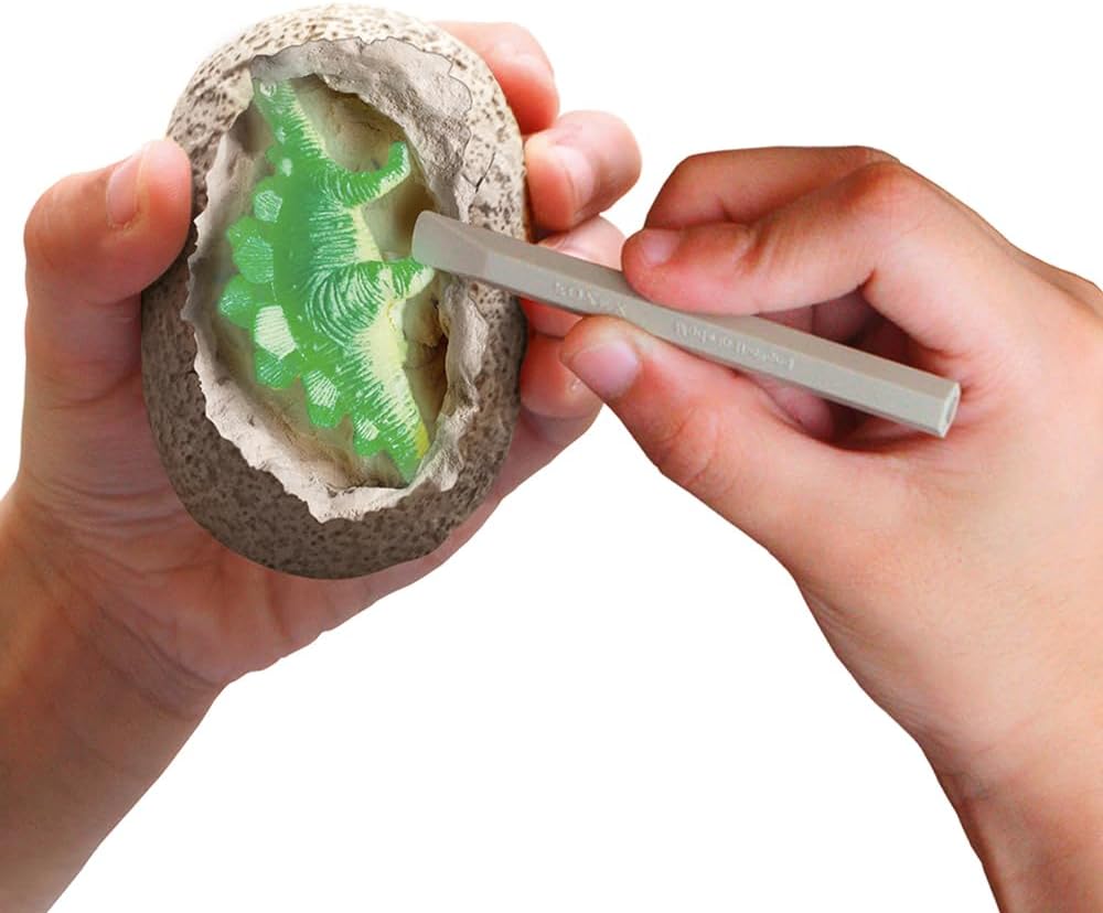 Thames & Kosmos I Dig It! Glow-in-the-Dark Dinosaur Egg Excavation Gift Set | 18 Dig-Out Kits in Individual Gift Boxes, Great for Party Favors, Stocking Stuffers, Easter Baskets, Ages 5+