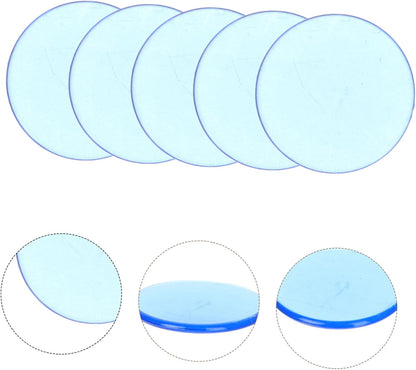 BESPORTBLE Transparent Bingo Chips Math Counting Discs for Game Night Educational Activities and Sorting for