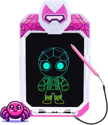 LCD Writing Tablet for Kids 10 Inch Bat Hero for Toddler 3 4 5 6 7 8 - Paint, Doodle Board, Drawing Pad - Travel Toys, Road Trip Car Activities, Birthday Christmas Gift Boys & Man
