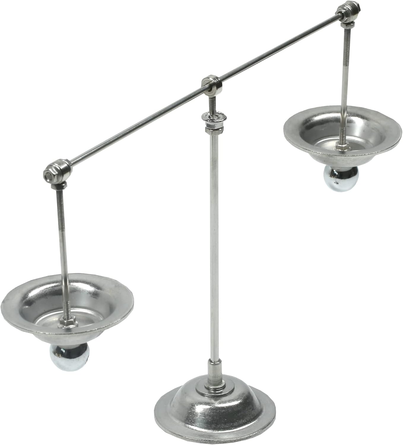 Sunnytech Steel Balance Physics Toy Weightlifter Kinetic Art Balance Toy Balancing Decompressive Science Home Office Toy for Desk Decor WJ020