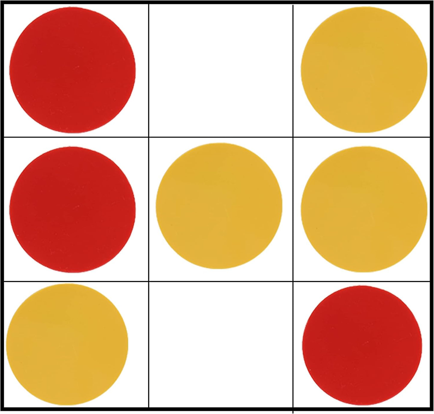 Mr. Pen- Two Color Counters, 100 pcs, Counters for Kids Math, Counters, Math Counters, Red and Yellow Counters, Math Counters for Kids, Counting Chips, Counters for Math