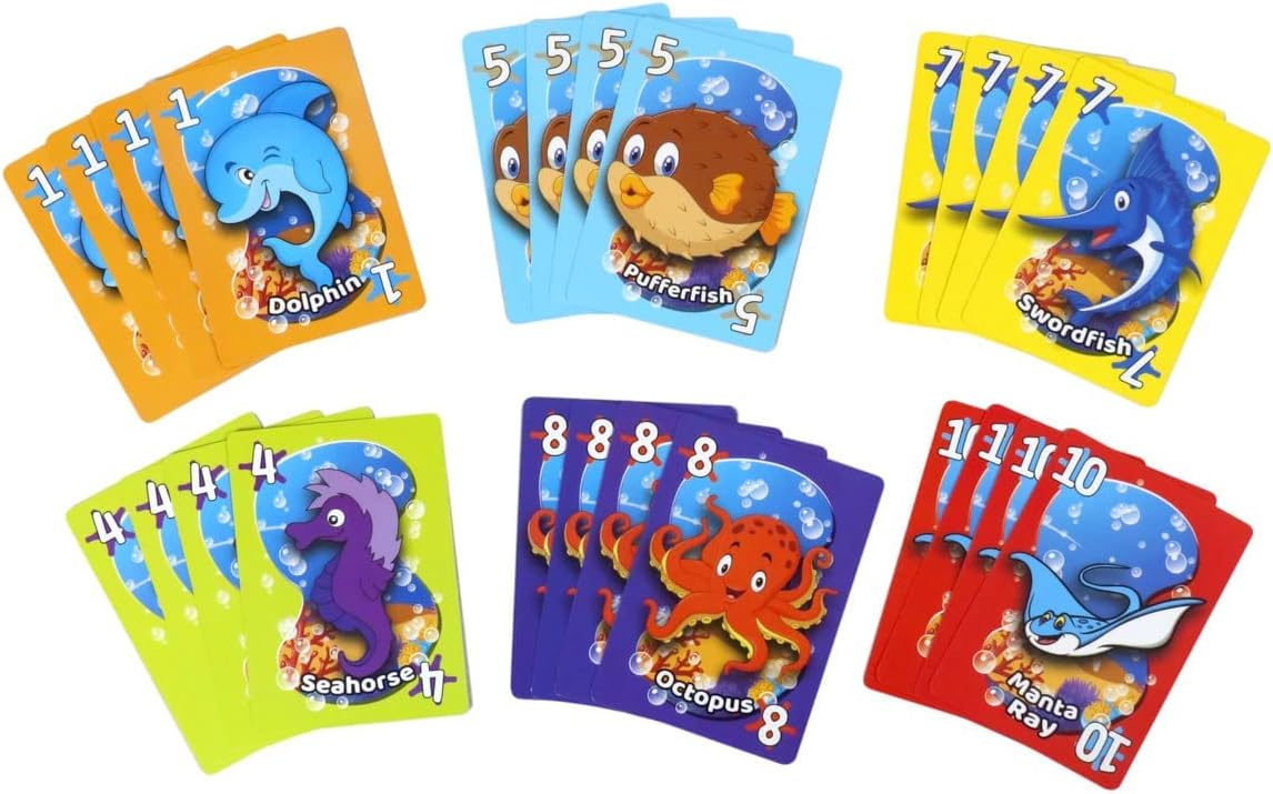 Regal Games - Go Fish, Garbage Monsters, Highway Hunt Card Games Set - Family-Friendly, Fun Card Games - Search & Find, Matching, Counting - Ages 3+ - Includes Game Cards & Instructions - 3 Pack