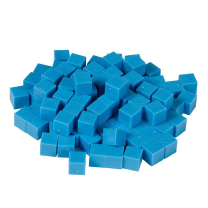 hand2mind Blue Plastic Base Ten Blocks Complete Set, Place Value Blocks, Counting Cubes for Kids Math, Base Ten Blocks Classroom Set, Math Blocks Kindergarten, Base 10 Math Manipulatives (Set of 644)