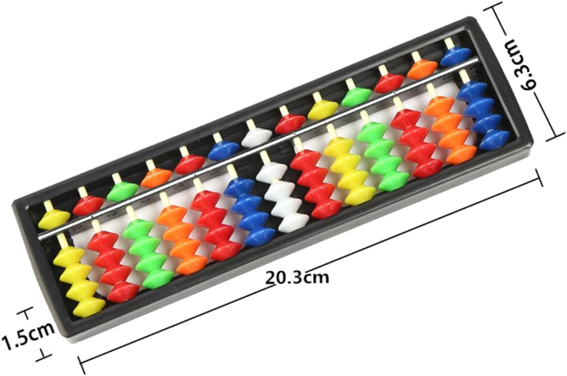Abacus for Kids,Plastic Abacus Maths Learning Abacus Chinese Calculator Counting Tool Educational Tool for Kids