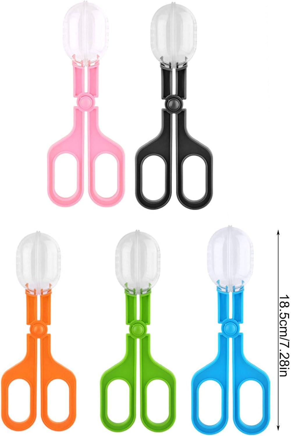 10pcs Gogga Catcher Scissors Tongs Tweezers Scooper Clamp Kids Toy Tool for Professional Pet Shops