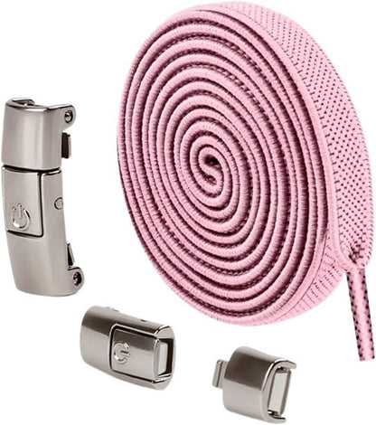 Press Lock Shoelaces Without Ties Elastic Laces Sneaker Widened Flat No Tie Shoe Kids Adult Shoelace For Shoes