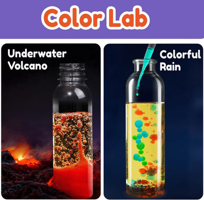 BenBen Science Kit for Kids Ages 8-12, 105 Hands-On Science Experiments with Paintable Volcano, Slime & Tornado Lab, STEM Gift for Boys Girls
