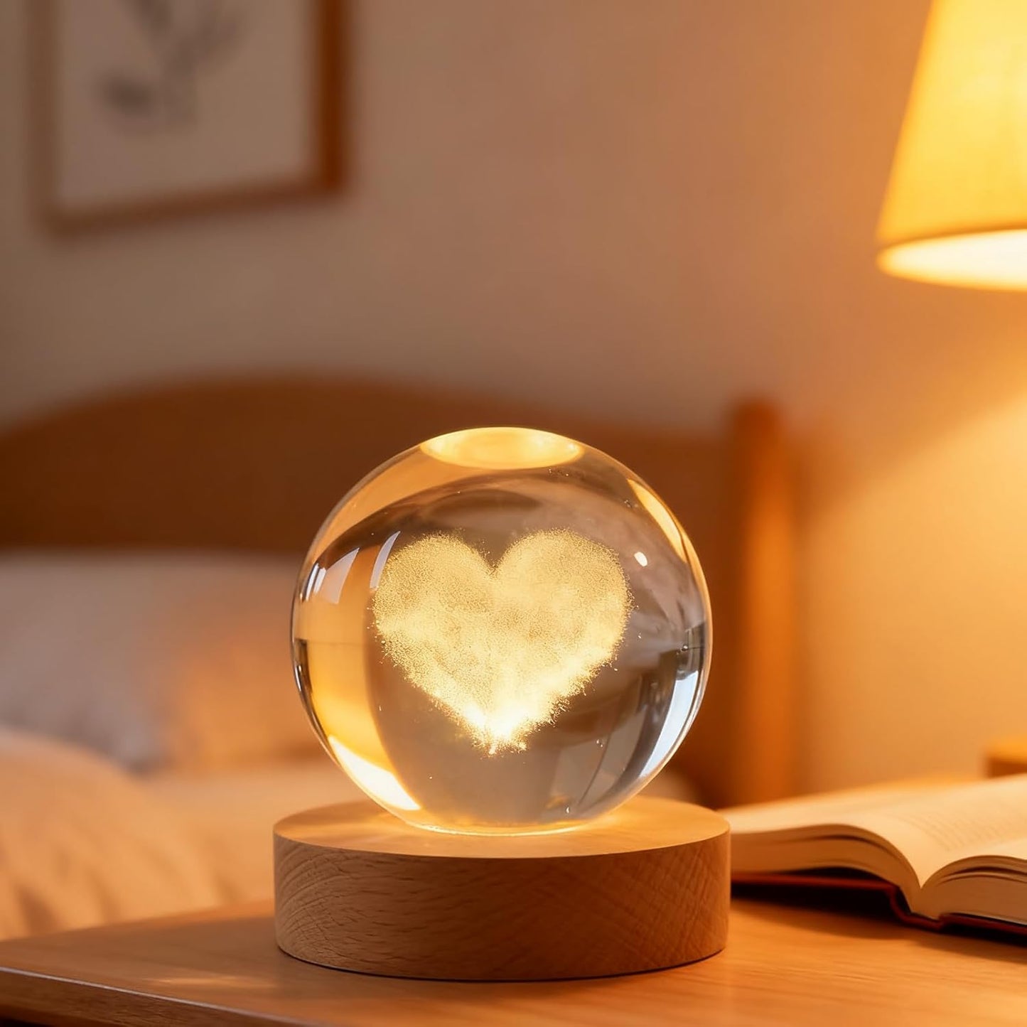 3D Solar System Crystal Ball, 2.4in Universe Gifts Decorative Quartz Glass Ball, Space Laser Engraved Model Astronomy Decor, Physics Display Sculpture Home Decor Crafts for Friends Mom Women Boys