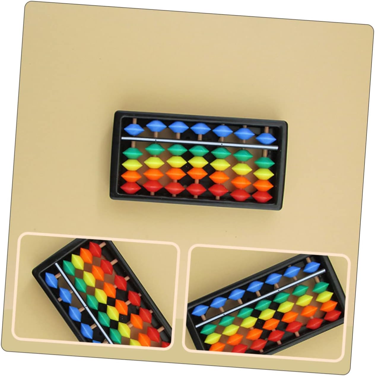 BESPORTBLE 3pcs Boys and Girls Abacus Educational Math Learning Tool for Boy Girl Counting Skills Cognitive Development and Memory Material for Early Arithmetic