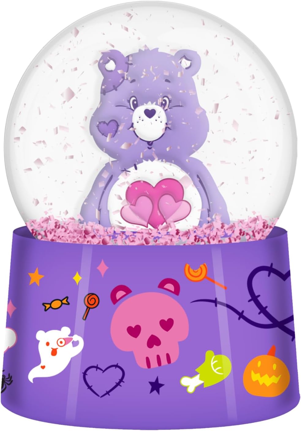 Silver Buffalo Disney Mickey and Friends Mini Light Up Snow Globe│Minnie Mouse│3.8 Inches Tall, 45mm (Small)