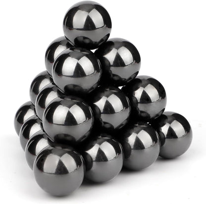 22PCS Round Magnetic Stones Fidget Toy Magnet Science Kit for Adults, Large Hematite Magnet Ball Desk Toy for Men Women, Whiteboard Locker Magnetic Rocks for Home Office