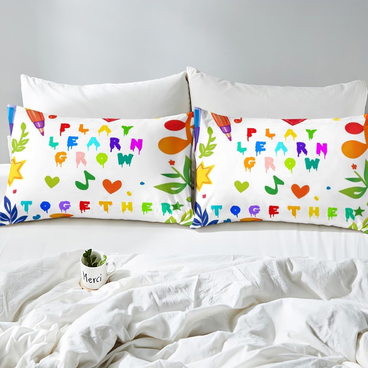 Chemistry Bed Sheets for Kids Teens Girls Boys,Chemical Experiment Fitted Sheet Twin,Science Themed Sheets for Math Lovers,Chemistry Lab Bedding Set,White and Black