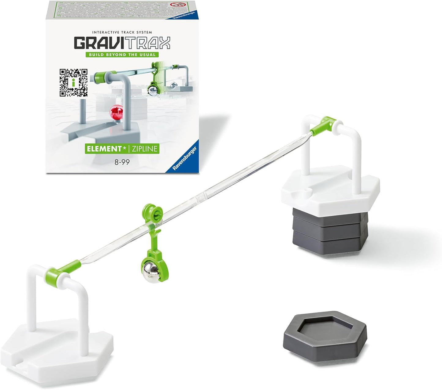 Ravensburger GraviTrax Element Zipline. Can be Combined with All GraviTrax Product Lines and Construction Toys for Children from 8 Years